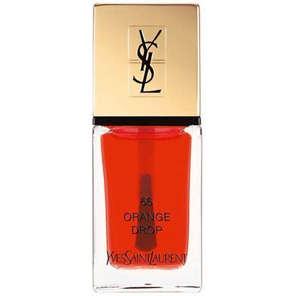 la laque couture n 66 orange drop yves saint laurent|la laque couture long wear.